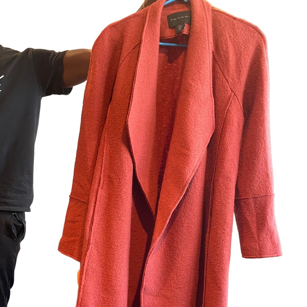 TAHARI Wool Coat